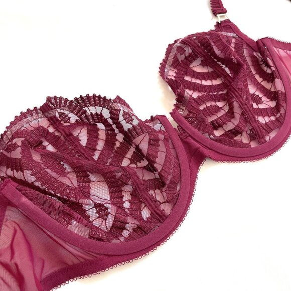 NEW Wacoal Womens 40D After Dark Embroidered Balconette Bra - Picture 10 of 10